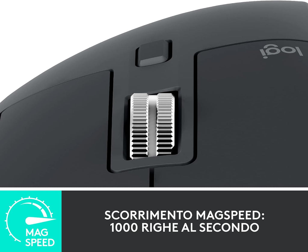 Logitech MX Master 3S clic silenziosi