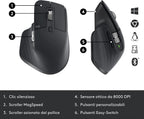 Logitech MX Master 3S con ricevitore Logi Bolt