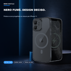 iPhone 11 | Cover nera MagSafe | Finitura nera fumé