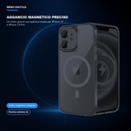 iPhone 12/iPhone 12 Pro | Cover nera MagSafe | Aggancio magnetico preciso