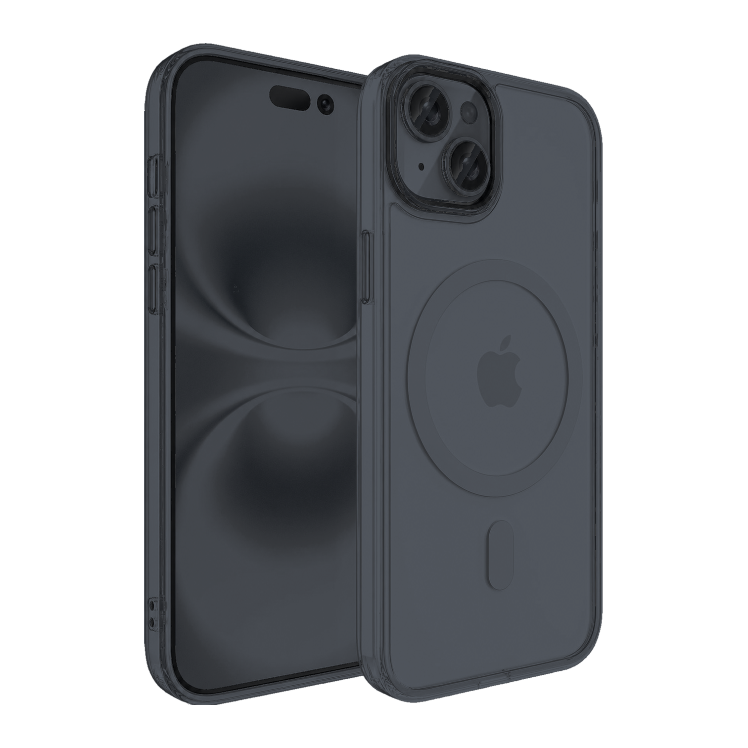 iPhone 15 Plus | Cover nera MagSafe | Vista principale senza testo