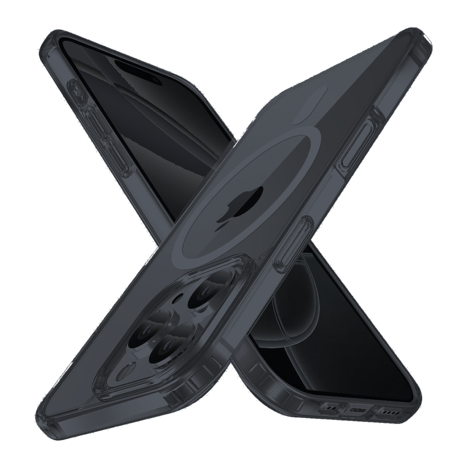 iPhone 16 Pro Max | Cover nera MagSafe | Vista principale senza testo