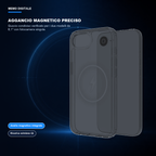 iPhone 16e / iPhone 17e | Cover nera MagSafe | Aggancio magnetico preciso