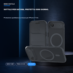 iPhone 17 Air | Cover nera MagSafe | Profilo nero e presa sicura
