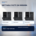 iPhone 17 Pro | Cover nera MagSafe | Dettagli e ritagli su misura