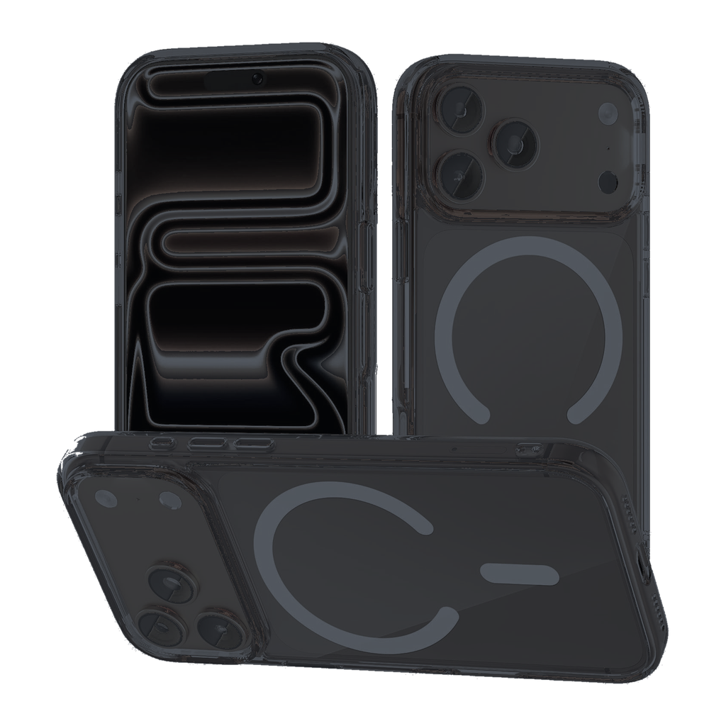 iPhone 17 Pro Max | Cover nera MagSafe | Vista principale senza testo