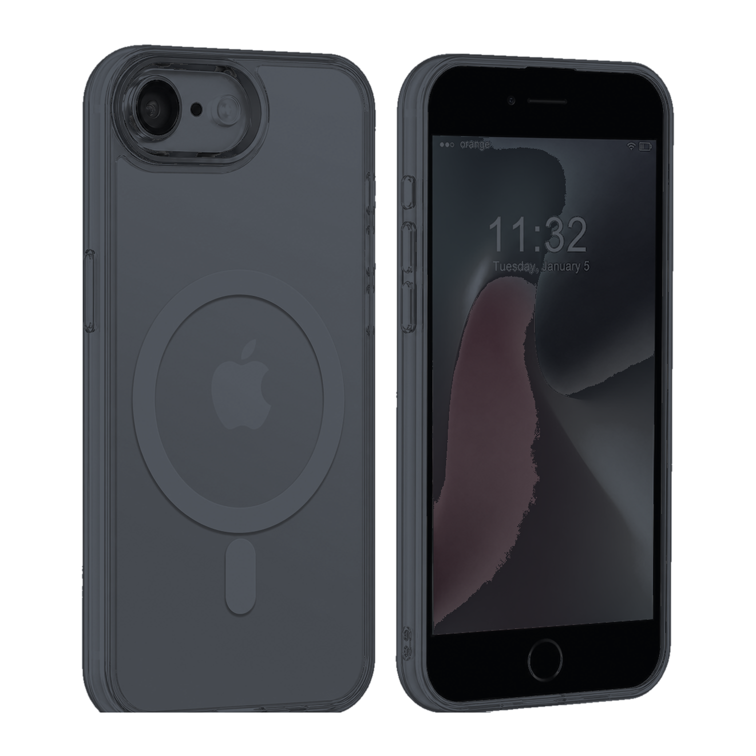 iPhone SE 2022/SE2020/8 | Cover nera MagSafe | Vista principale senza testo