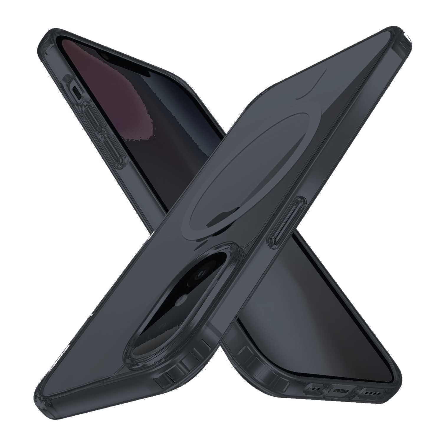 iPhone X/Xs | Cover nera MagSafe | Vista principale senza testo
