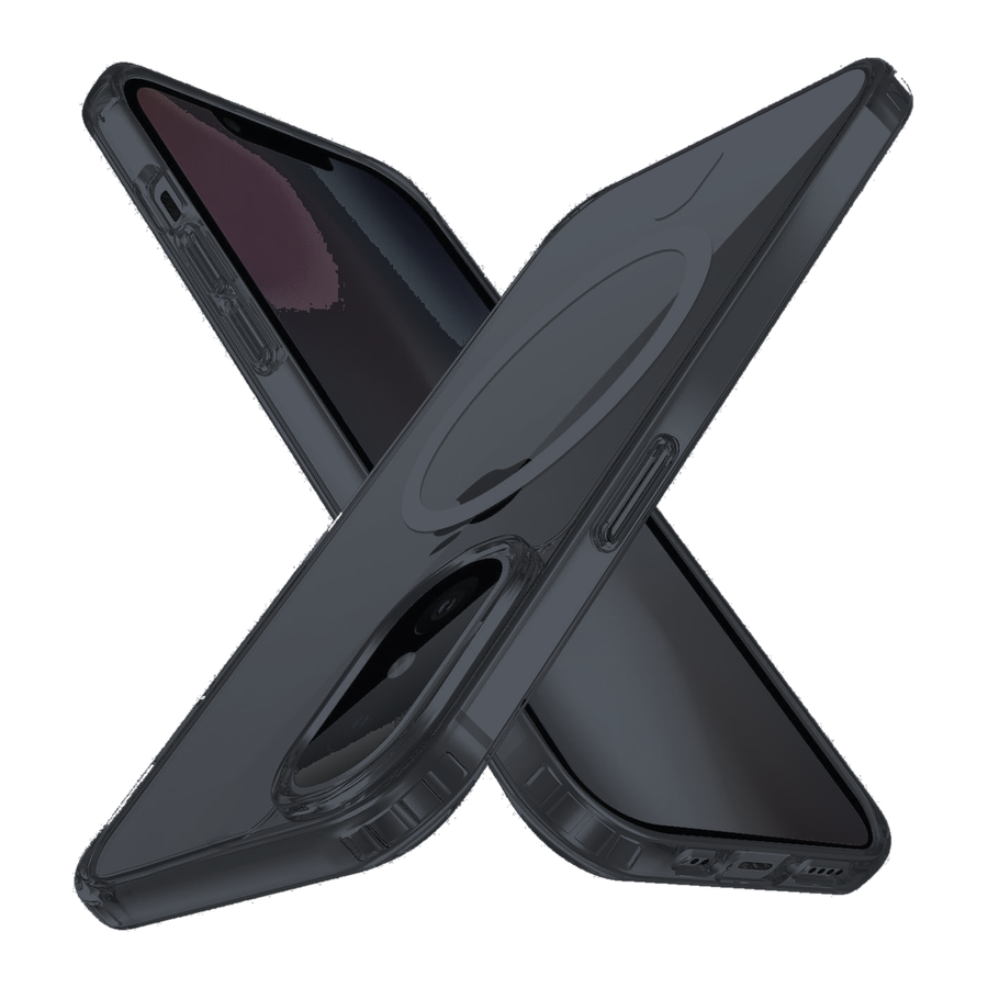 iPhone X/Xs | Cover nera MagSafe | Vista principale senza testo