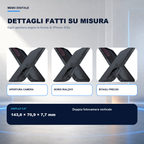 iPhone X/Xs | Cover nera MagSafe | Dettagli e ritagli su misura