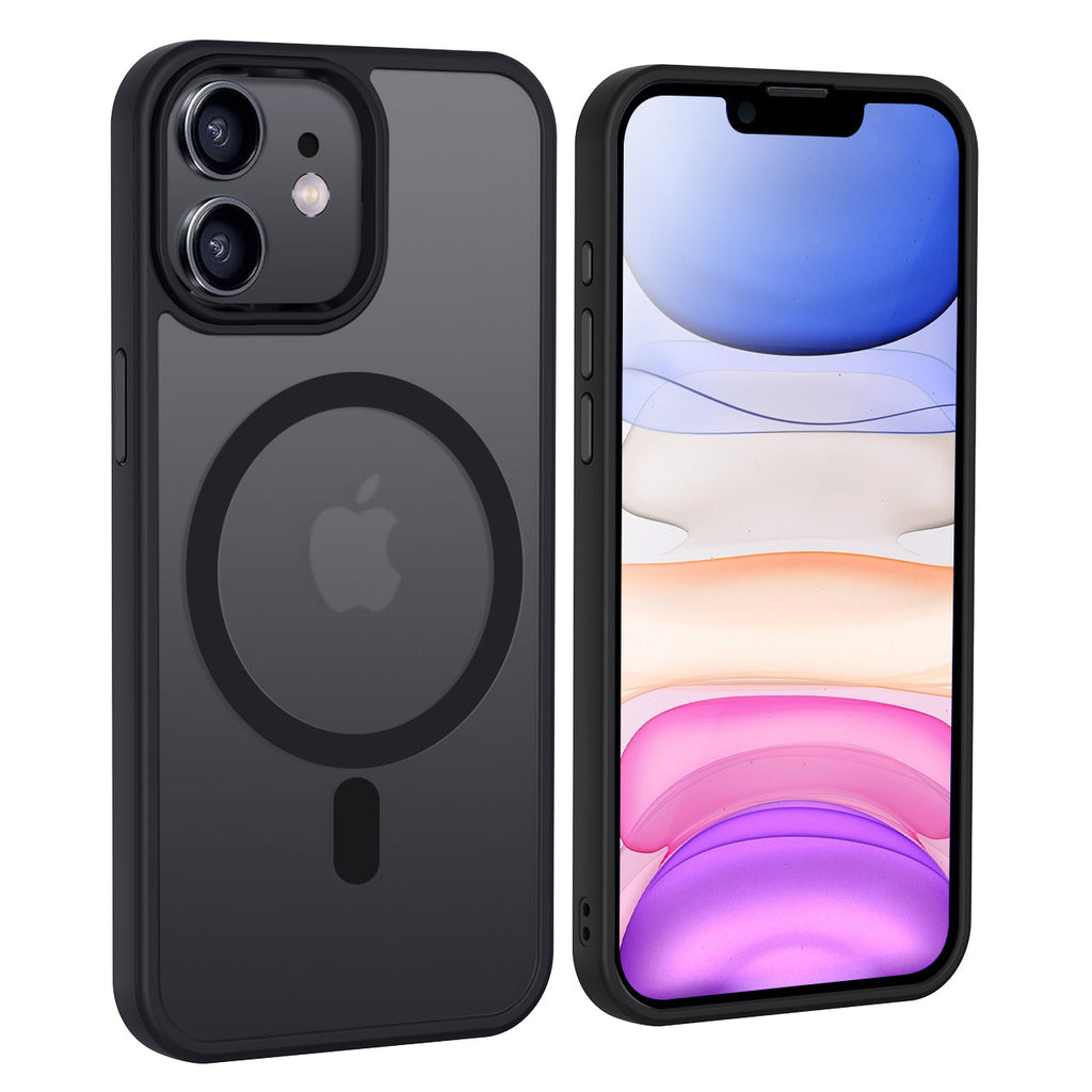 iPhone 11 | Cover magnetica opaca nera | Immagine dettaglio 2