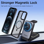 iPhone 12 Pro | Cover magnetica opaca nera | Immagine dettaglio 6