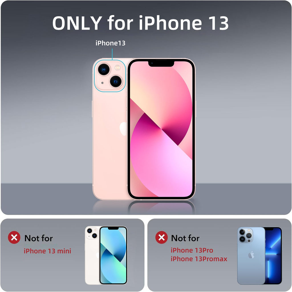 iPhone 13 | Cover magnetica opaca nera | Immagine dettaglio 10