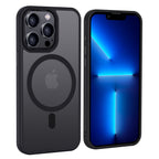 iPhone 13 Pro Max | Cover magnetica opaca nera | Immagine dettaglio 2