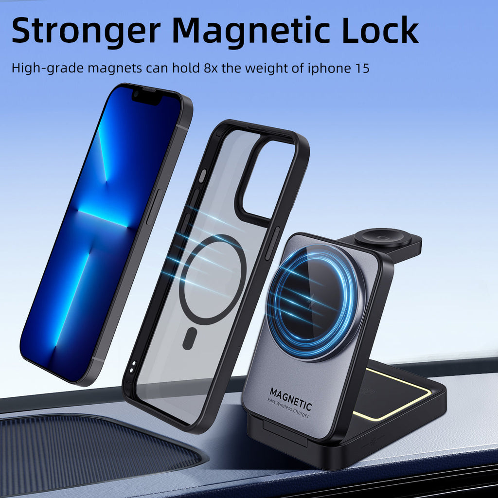 iPhone 13 Pro Max | Cover magnetica opaca nera | Immagine dettaglio 6