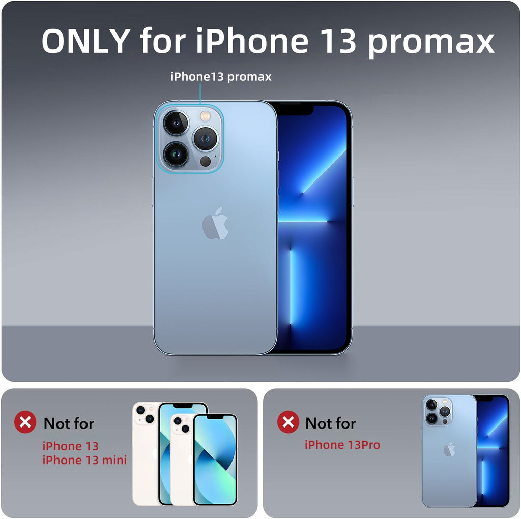 iPhone 13 Pro Max | Cover magnetica opaca nera | Immagine dettaglio 10