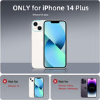 iPhone 14 Plus | Cover magnetica opaca nera | Immagine dettaglio 10