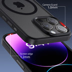 iPhone 14 Pro | Cover magnetica opaca nera | Immagine dettaglio 3