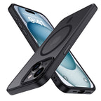iPhone 15 | Cover magnetica opaca nera | Immagine dettaglio 2