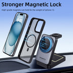 iPhone 15 | Cover magnetica opaca nera | Immagine dettaglio 6