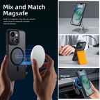 iPhone 15 | Cover magnetica opaca nera | Immagine dettaglio 7