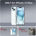 iPhone 15 Plus | Cover magnetica opaca nera | Immagine dettaglio 10