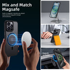iPhone 15 Pro | Cover magnetica opaca nera | Immagine dettaglio 7