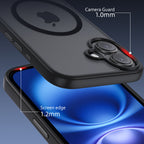iPhone 16 | Cover magnetica opaca nera | Immagine dettaglio 3