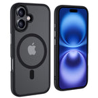 iPhone 16 Plus | Cover magnetica opaca nera | Immagine dettaglio 2