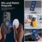 iPhone 16 Plus | Cover magnetica opaca nera | Immagine dettaglio 7