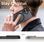 iPhone 16 Plus | Cover magnetica opaca nera | Immagine dettaglio 9