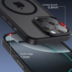 iPhone 16 Pro | Cover magnetica opaca nera | Immagine dettaglio 3