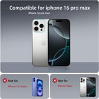 iPhone 16 Pro Max | Cover magnetica opaca nera | Immagine dettaglio 10