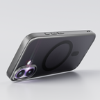 Cover magnetica opaca nera per iPhone 17 - vista posteriore