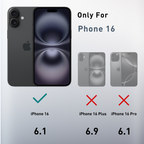 Cover magnetica opaca nera per iPhone 17 - caratteristiche