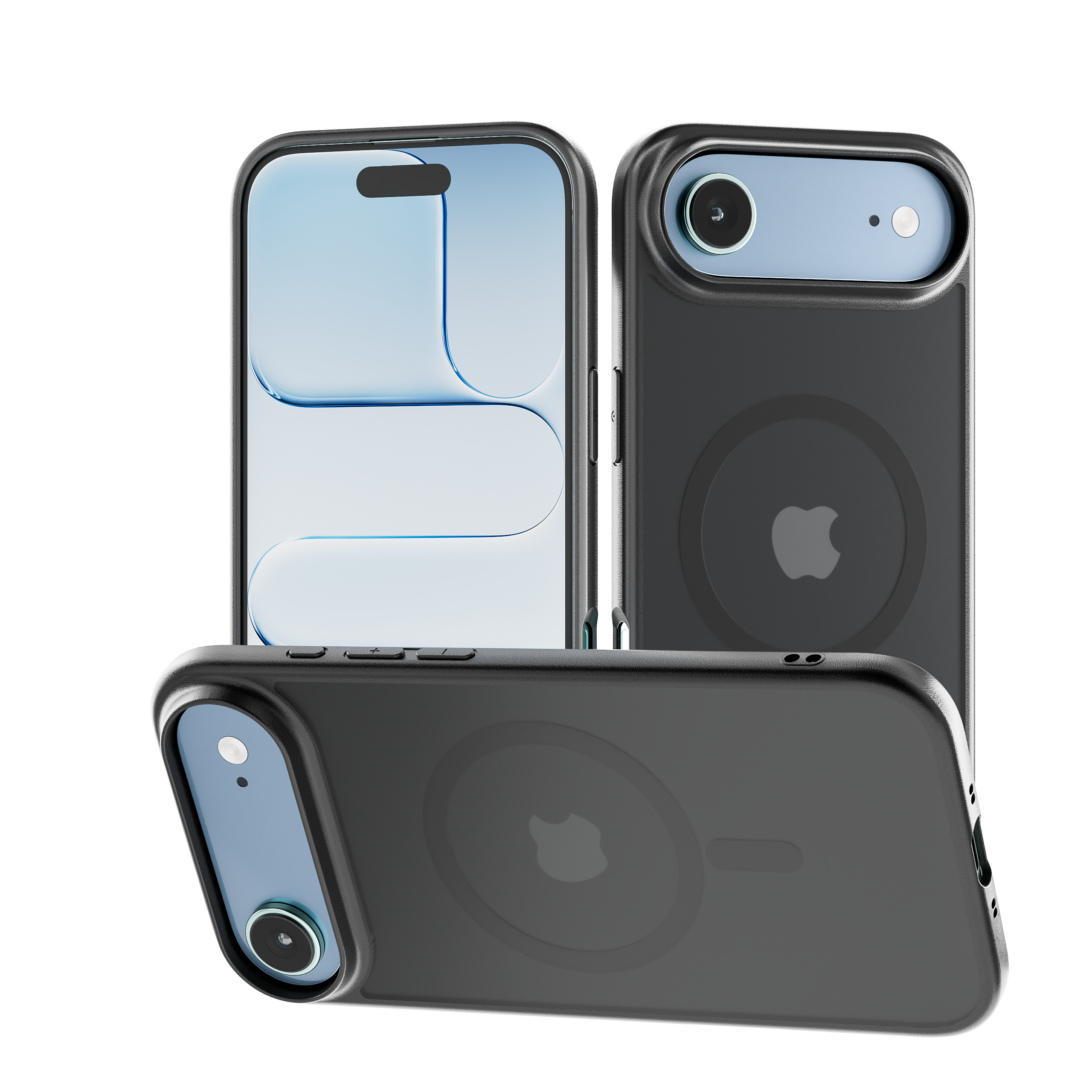 Cover magnetica opaca nera per iPhone 17 Air - vista principale