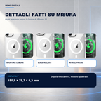 iPhone 11 | Cover trasparente MagSafe | Dettagli e ritagli su misura