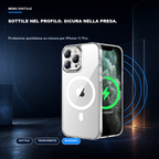 iPhone 11 Pro | Cover trasparente MagSafe | Profilo sottile e presa sicura