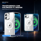 iPhone 12 | Cover trasparente MagSafe | Trasparenza e design