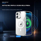 iPhone 12/iPhone 12 Pro | Cover trasparente MagSafe | Profilo sottile e presa sicura
