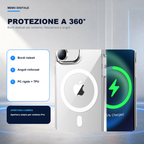 iPhone 12 Pro | Cover trasparente MagSafe | Protezione a 360 gradi