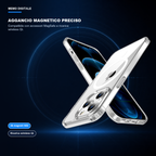 iPhone 12 Pro Max | Cover trasparente MagSafe | Aggancio magnetico preciso
