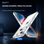 iPhone 14 Plus | Cover trasparente MagSafe | Profilo sottile e presa sicura