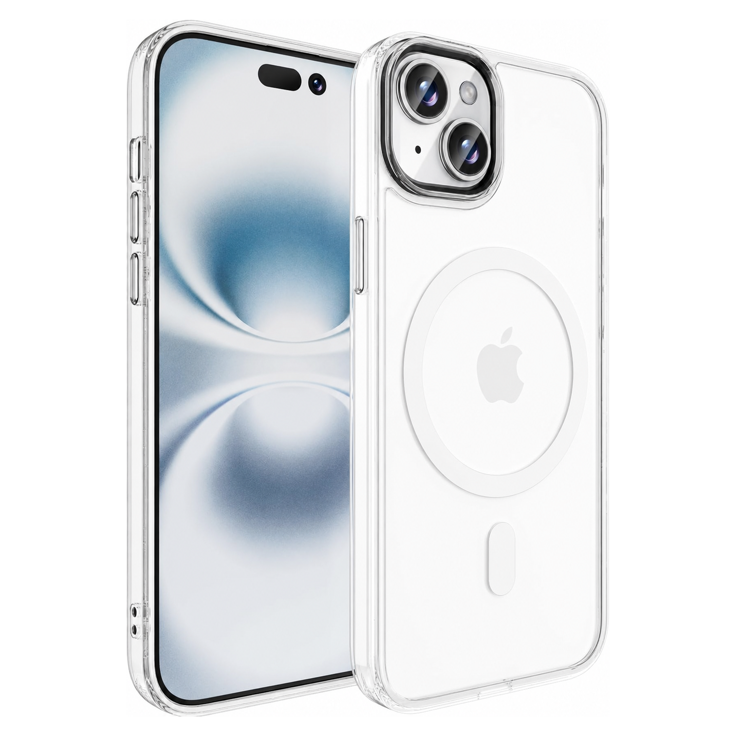iPhone 15 Plus | Cover trasparente MagSafe | Vista principale senza testo