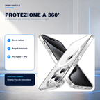 iPhone 15 Pro | Cover trasparente MagSafe | Protezione a 360 gradi