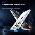 iPhone 15 Pro Max | Cover trasparente MagSafe | Profilo sottile e presa sicura