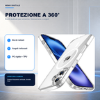 iPhone 16 Plus | Cover trasparente MagSafe | Protezione a 360 gradi