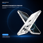 iPhone 16 Pro Max | Cover trasparente MagSafe | Aggancio magnetico preciso