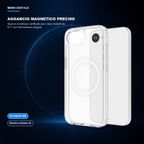 iPhone 16e / iPhone 17e | Cover trasparente MagSafe | Aggancio magnetico preciso