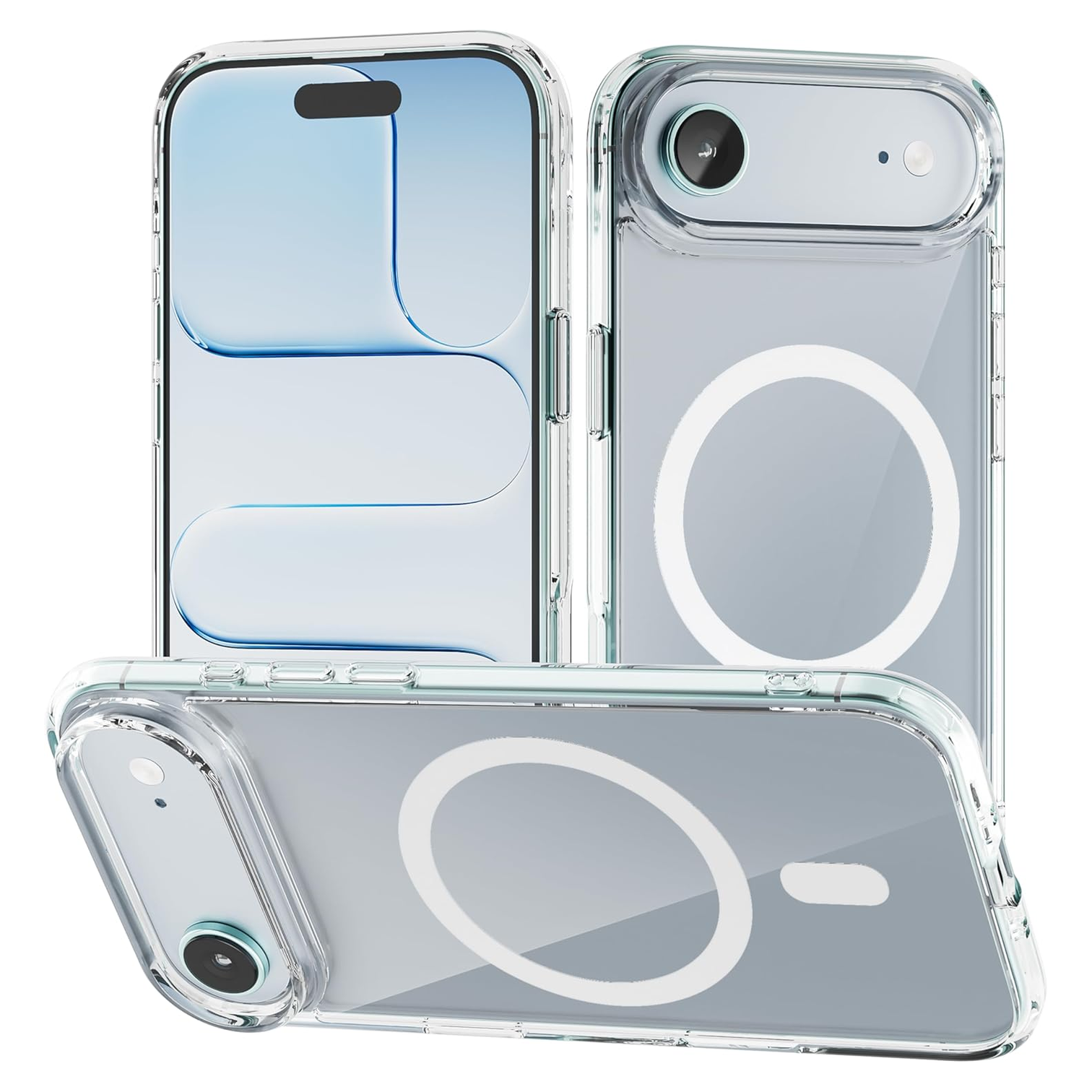 iPhone 17 Air | Cover trasparente MagSafe | Vista principale senza testo